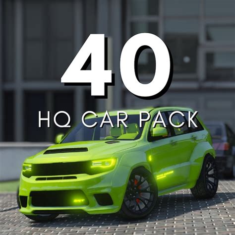 Fivem Car Pack: 40 High-quality Cars Fivem Ready Optimized - Etsy