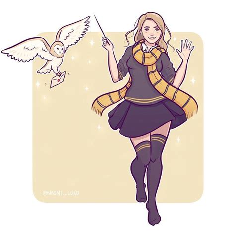 Here's last weeks winner @priscillavd23 as a hufflepuff with an owl pet ...