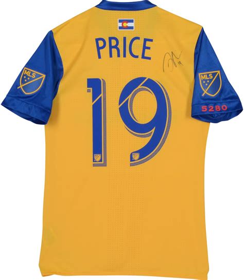 Fanatics Authentic - Jack Price Colorado Rapids Autographed Match-Used Yellow #19 Jersey from ...