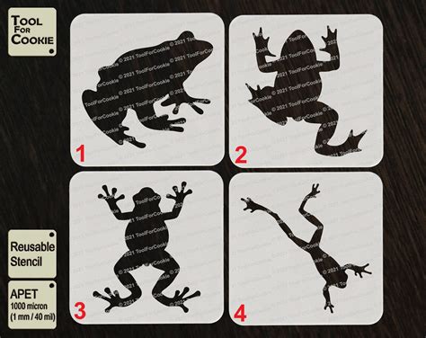 Frog Stencil - Etsy