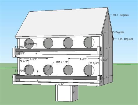 Step By Step Free Printable Purple Martin House Plans