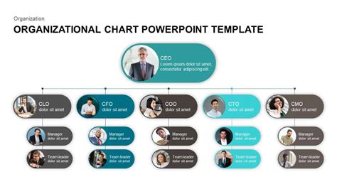 Organization Chart Powerpoint Template Web Use A Smartart Graphic To Create An Organization ...