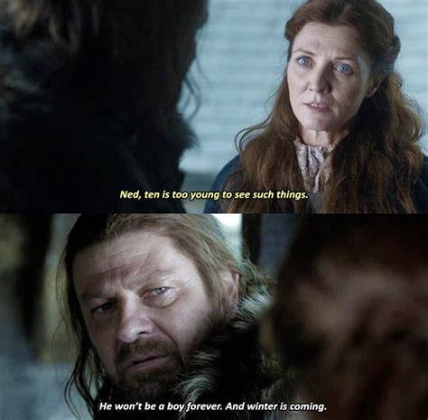 ned stark and catelyn stark quotes [game of thrones] | Stark quote, Catelyn stark, The magicians