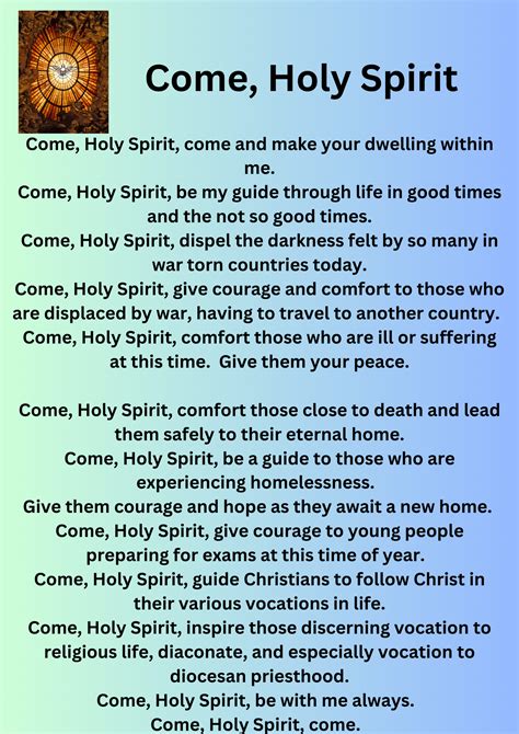 Prayer for Pentecost | Diocese of Waterford & Lismore