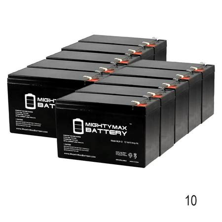 12V 9Ah SLA Battery Replacement for Acorn Stairlift - 10 Pack - Walmart.com