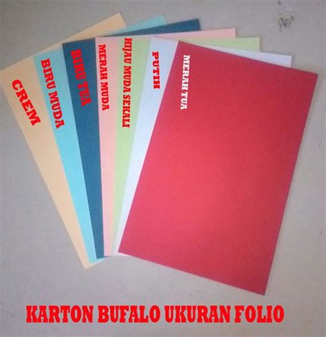 Ukuran Kertas Karton