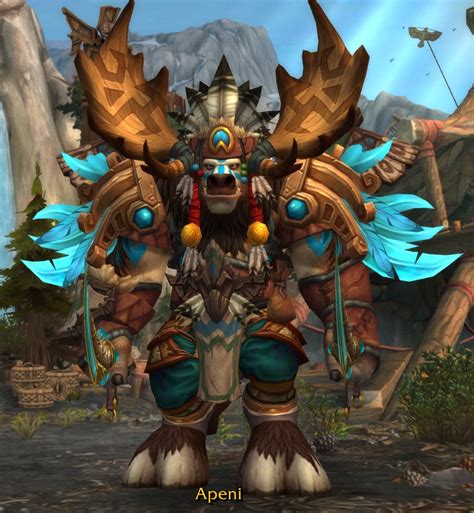 Finally a Transmog i am happy with | Highmountain Tauren : Transmogrification