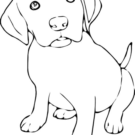 black and white dog clip art - Clip Art Library