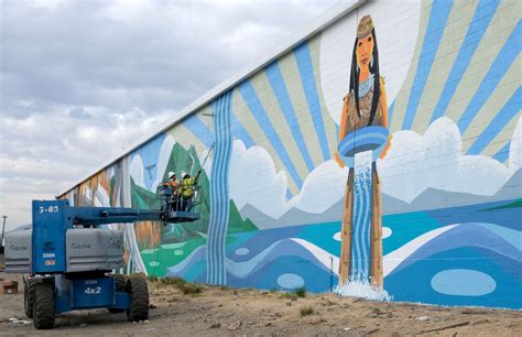 10,000-square-foot ‘Rushing Waters’ mural offers stunning ‘reflection ...