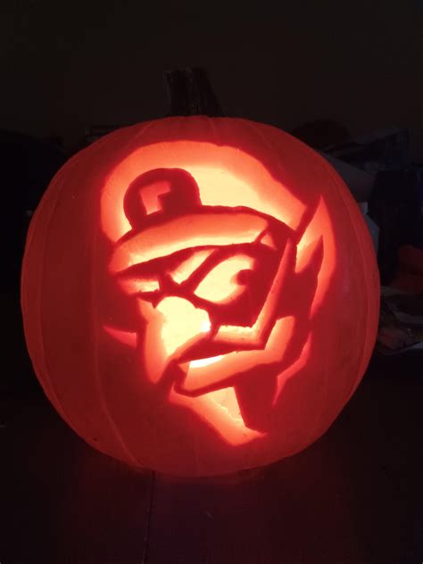 Waluigi jack-o-lantern : r/Waluigi