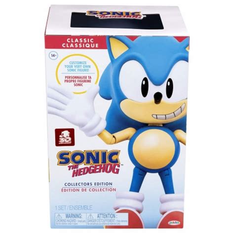 Jakks Pacific Sonic The Hedgehog Collectors Edition Classic Figure, 1 ...