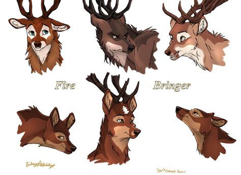 Fire Bringer Deer colored by Tuco | Furry art, Deer furry, Bambi art