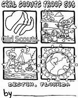 Free Daisy Girl Scouts Coloring Pages For Fun And Learning sketch template