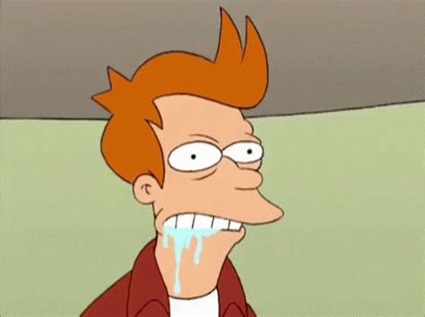 Frothy GIF - Futurama Philip J Fry Drool - Discover & Share GIFs