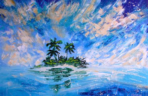 Pacific Island Painting by Ekaterina Chernova - Fine Art America