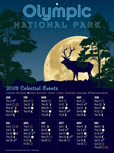 Deer Moon Phase Calendar