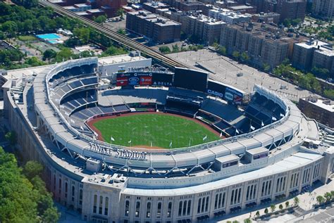 Yankee Stadium aerial view | Yankee stadium, Stadium, Baseball stadium