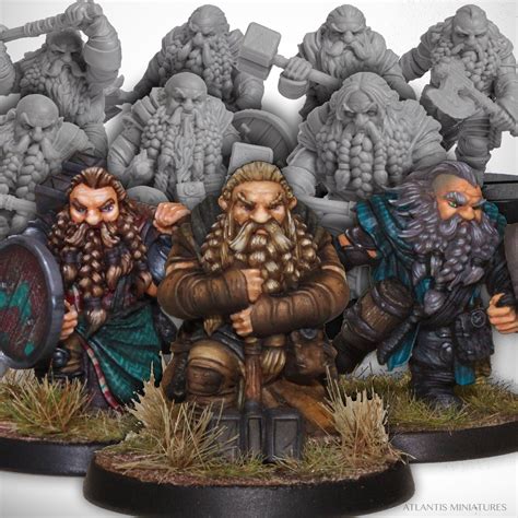 Dwarf Male Unit | Miniature painting, Fantasy dwarf, Fantasy miniatures