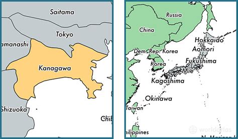 Kanagawa prefecture, Japan / Map of Kanagawa, JP / Where is Kanagawa prefecture? - WorldAtlas.com