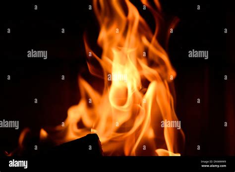 fire in oven Stock Photo - Alamy