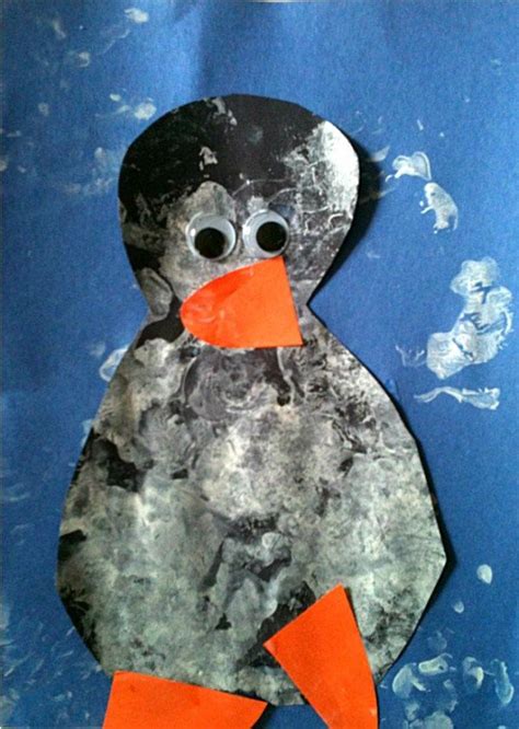 Simple Penguin Craft | Penguin crafts preschool, Preschool crafts ...