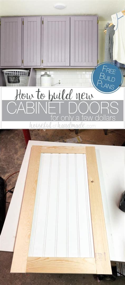 How to Make 7ft Tall Wooden Garage Cabinet Doors Easy - Bent Scitit