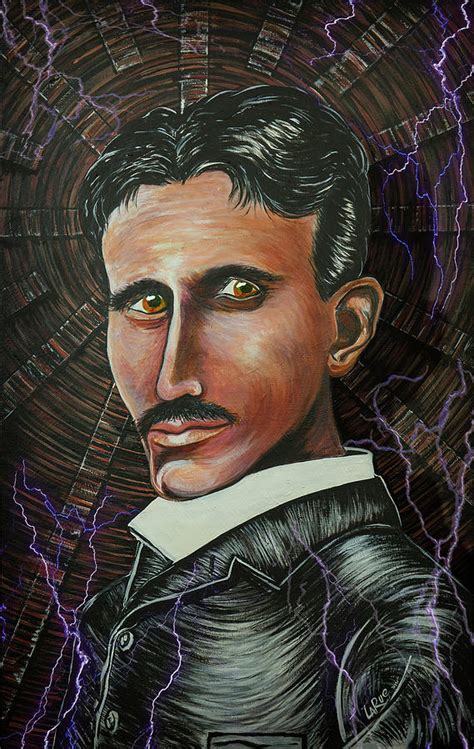 Nikola Tesla Painting by Doug LaRue