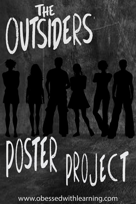 The Outsiders by S. E. Hinton Poster Project - Obsessed With Learning