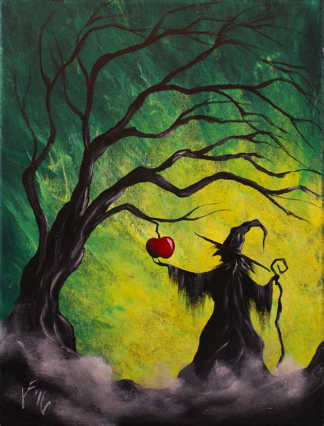 Enchanted Apple Step by Step Acrylic Painting on Canvas for Beginners | art | Pinterest ...
