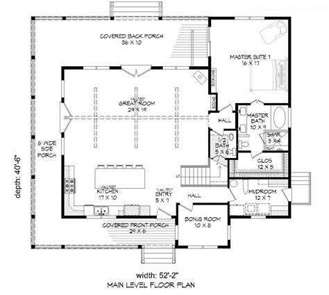 Willow - Mountain Home Plans from Mountain House Plans