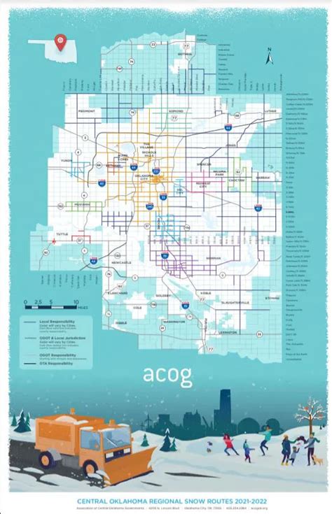 Resource: Map Of OKC Metro Snow Routes