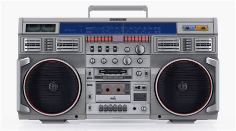 3D retro boombox conion c-100f - TurboSquid 1193411