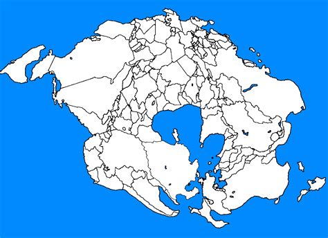 Blank Pangea Proxima map with borders by CTGYTDevianart on DeviantArt