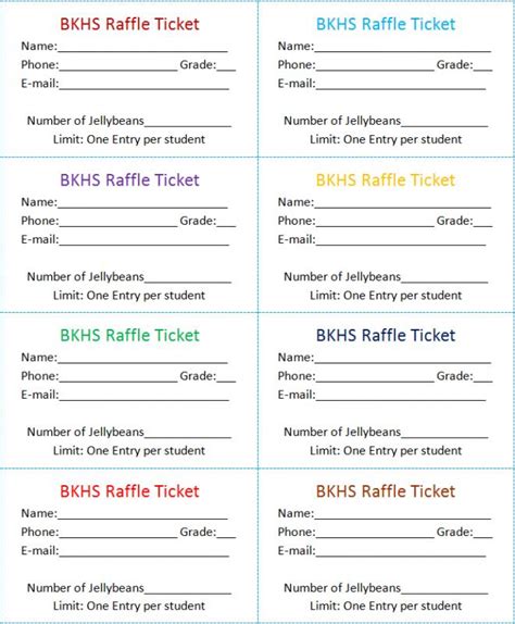 printable raffle entry form template Template entry ticket form drawing ...