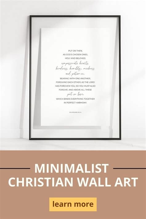 Minimalist christian wall art colossians 3 12 14 bible verse wall art printable scripture art ...