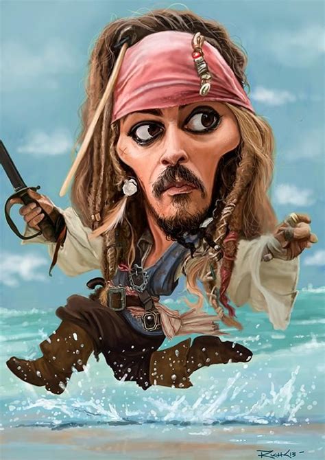 Jack Sparrow by rico3244 on DeviantArt | Cartoon faces, Funny art ...