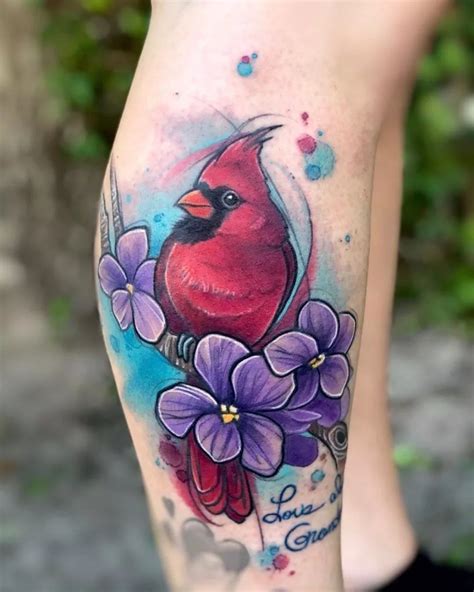 101 best cardinal tattoo designs you need to see! | Outsons | Men's Fashion Tips And Style Guide ...