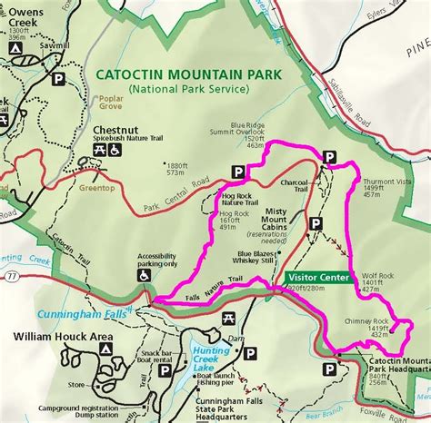 Catoctin Mountain Park Map