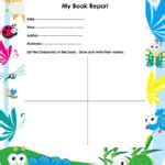 1St Grade Book Report Template