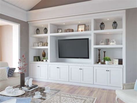 Aspen White Shaker Pre-Assembled TV Room Cabinet - The RTA Store ...