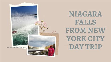 NIAGARA FALLS FROM NEW YORK CITY DAY TRIP