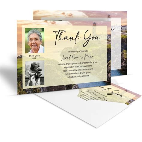 Design & Download A Free Memorial Thank You Cards Code 201