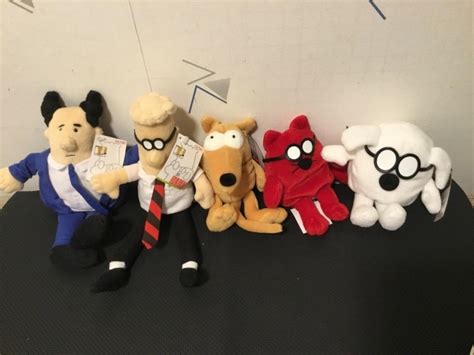 Set of 5 Gund Dilbert plush toy: Dilbert, Dogbert, Catbert, Ratbert, Boss 😊👍🎁 | #1989514058