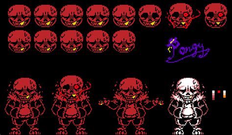 [Underfell] Sans sprites (OUTDATED) by P0ngy on DeviantArt | Undertale pixel art, Sprite, Pixel art