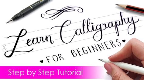 Calligraphy Pen Writing For Beginners - Calligraphy and Art