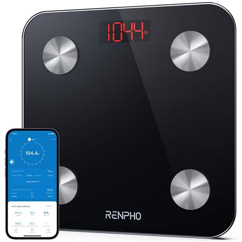 Buy Smart Body Scales, RENPHO Digital Bathroom Weight Scales Bluetooth Weighing Scale for Body ...