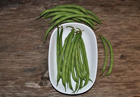 Fresh Green Beans In White Bowl Free Stock Photo - Public Domain Pictures