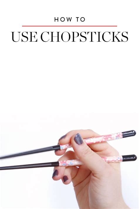 How To Hold Chopsticks Tutorial - howto