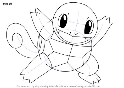 Squirtle Drawing Tutorial