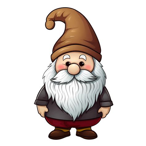 Cute Coffee Gnome Clipart Illustration AI Generative 28889347 PNG